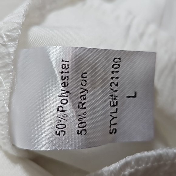DO + BE WHITE DRESS SIZE LARGE - Picture 6 of 10